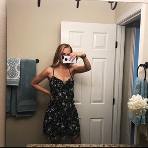 Princess Vera Wang Spaghetti Strap Floral Dress!